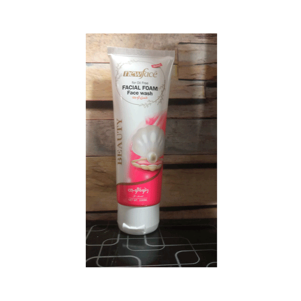 New Face Facial Foam Face Wash Beauty (For Oil Free) 100Ml