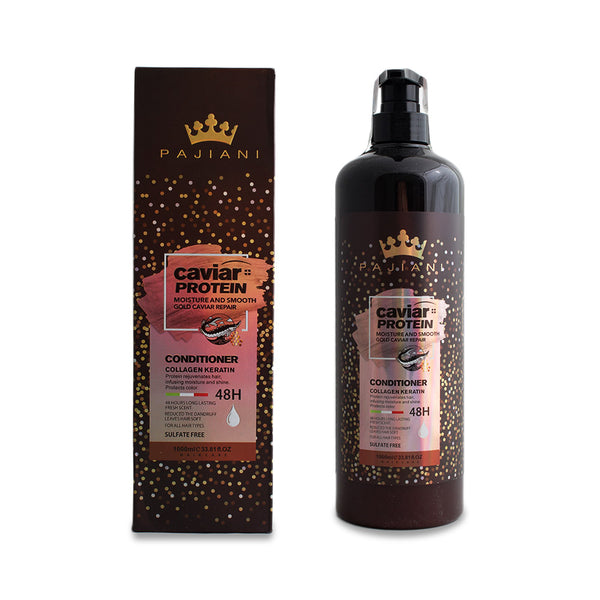 Pajiani Cavier Protein Moisture and Smooth Gold Caviar Repair Conditioner - 1000 ML