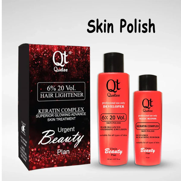 Quetee Keratin Complex Urgent Beauty Skin Polish 6% 20Vol 120ml x 60g_nuvaripk_pakistan