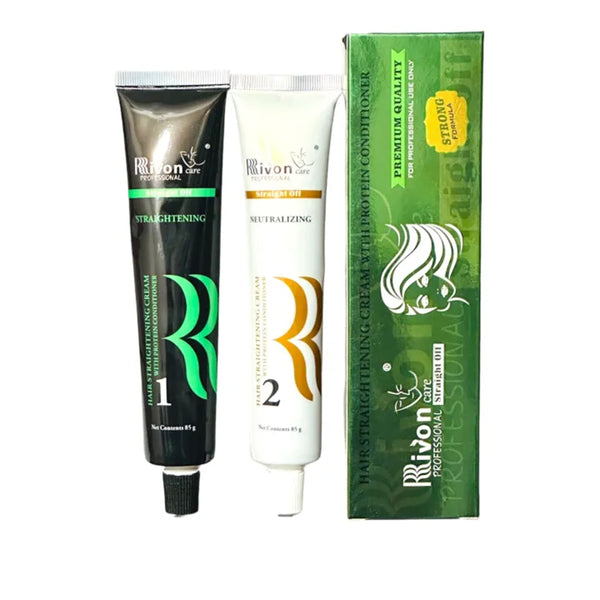 Rivon Professional Straight Off Strong Formula Hair Straightening Cream With Conditioner 85gx2_nuvaripk_pakistan