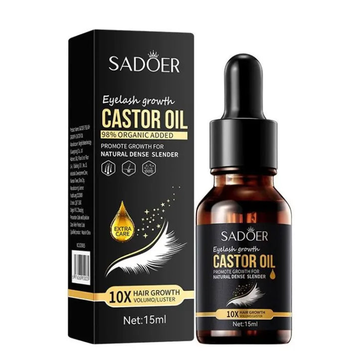 Sadoer Eyelash Growth 98% Organic Added Castor Oil 15ml_nuvaripk_pakistan