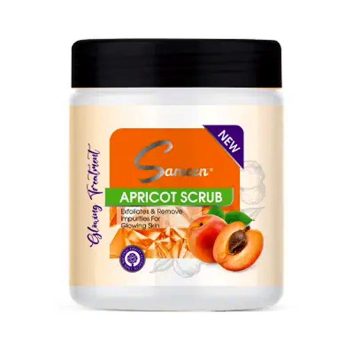 Sameen Apricot Scrub 500g_nuvaripk_pakistan
