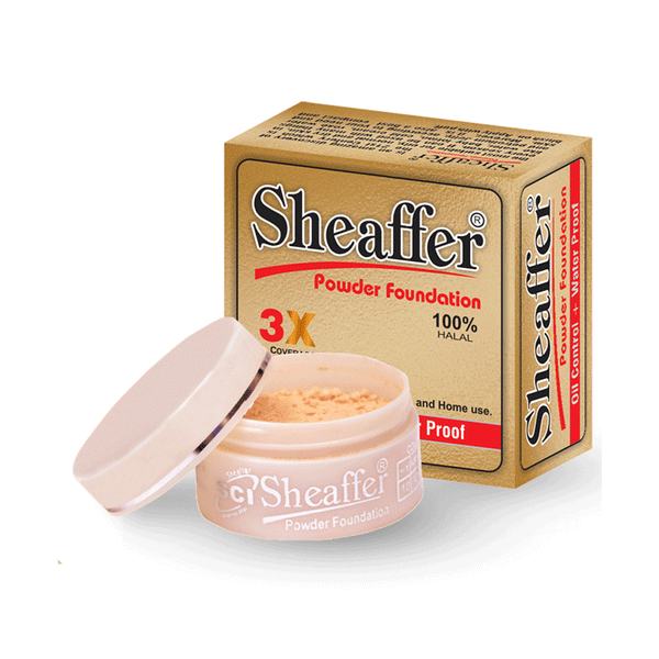 Sheaffer Powder Foundation 3X Coverage (Shade-00-White Anti-Shin)