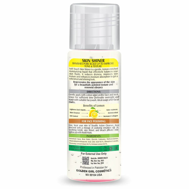 Shiner Lemon Raspberry Soft Touch Skin Shiner Lemon Enriched 120ML – Nuvari