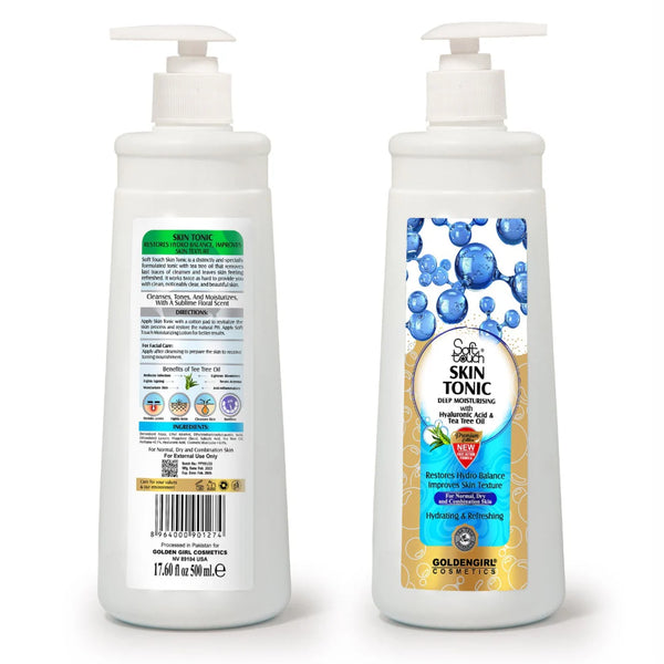 Soft Touch New Feel Skin Tonic Active Tea Tree Oil 500ML