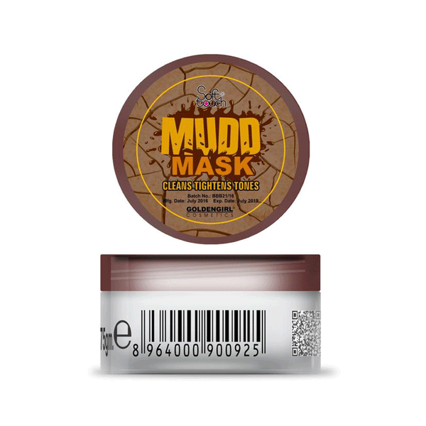 Soft Touch Mudd Mask Cleans Tightens Tones 75ML