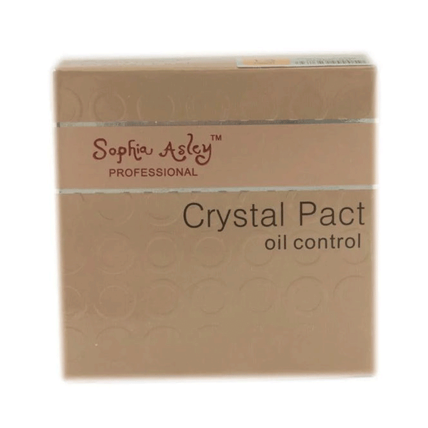 Sophia Asley Crystal Pact Oil Control Powder (Shade-01)