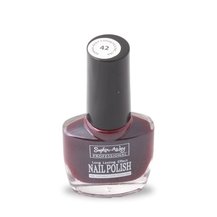Sophia Ashley Nail Polish (Shade 42) - Blood Red_nuvaripk_pakistan 1