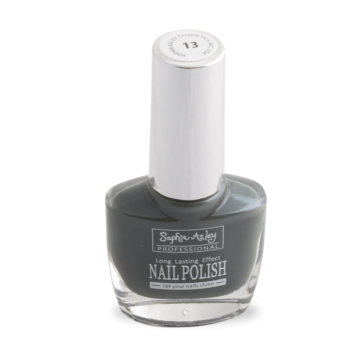 Sophia Asley Nail Polish (Shade 13) - Greyish Green_nuvaripk_pakistan