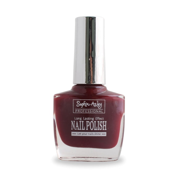Sophia Asley Nail Polish (Shade 14) - Deep Red_nuvaripk_pakistan