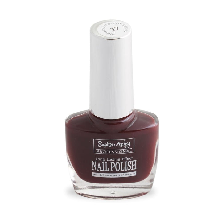 Sophia Asley Nail Polish (Shade 17) - Scarlet Red_nuvaripk_pakistan