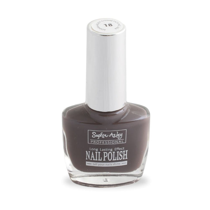 Sophia Asley Nail Polish (Shade 18) - Charcoal_nuvaripk_pakistan