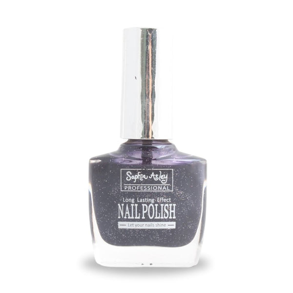 Sophia Asley Nail Polish (Shade 29) - Glittery Dark Purple_nuvaripk_pakistan