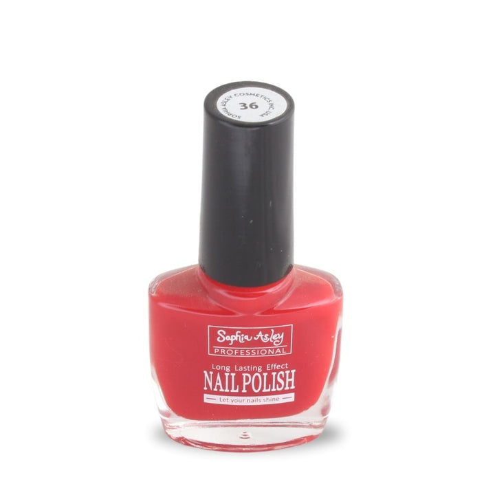 Sophia Asley Nail Polish (Shade 36) - Bright Red 2
