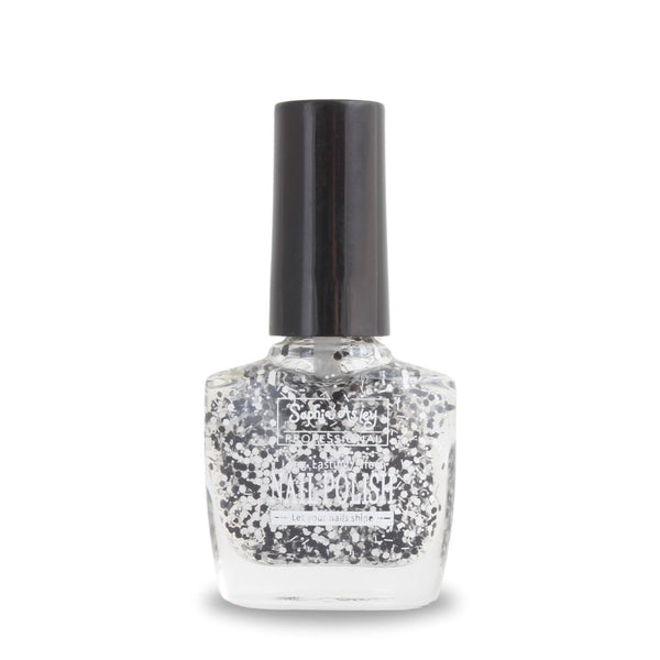 Sophia Asley Nail Polish (Shade 43) - Black and White Chunks_nuvaripk_pakistan