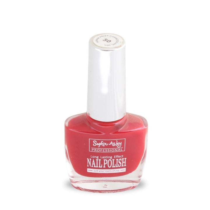 Sophia Asley Nail Polish (Shade 50) - Deep Red_nuvaripk_pakistan 1