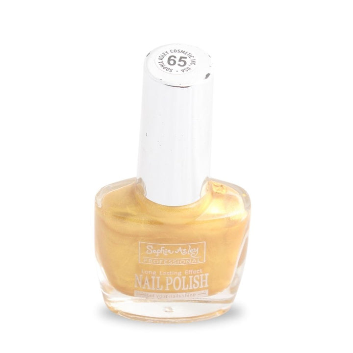 Sophia Asley Nail Polish (Shade 65) - Metallic Golden_nuvaripk_pakistan 2
