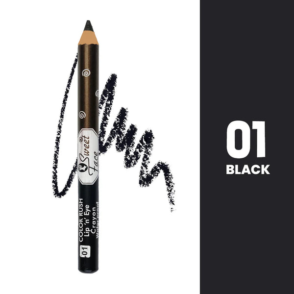 Sweet Face Jumbo Pencil (Shade 01 - Black)