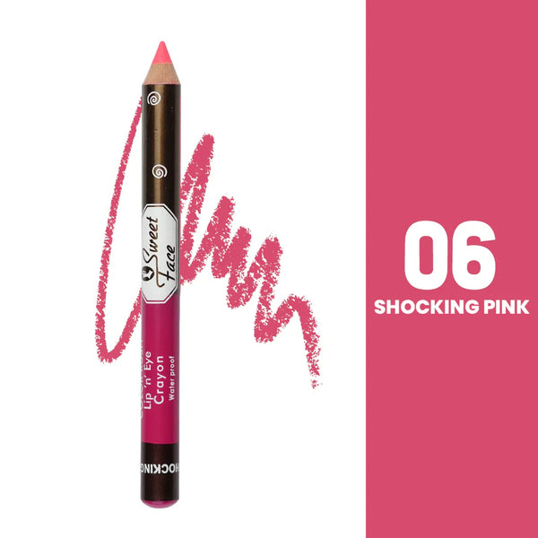 Sweet Face Jumbo Pencil (Shade 06 - Shocking Pink)
