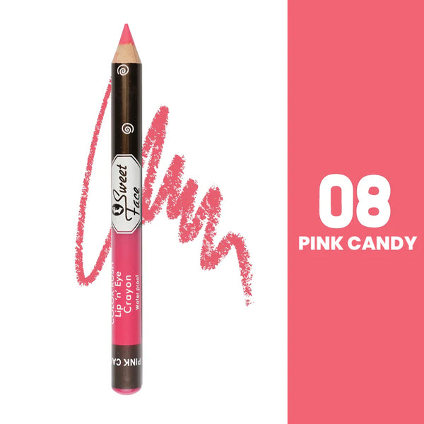 Sweet Face Jumbo Pencil (Shade 08 - Pink Candy)