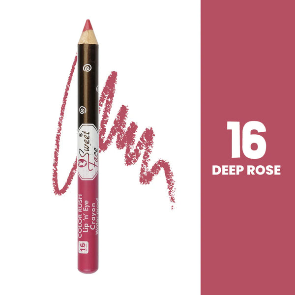 Sweet Face Jumbo Pencil (Shade 16 - Deep Rose)