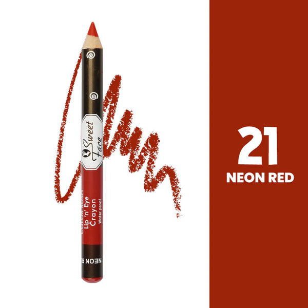 Sweet Face Jumbo Pencil (Shade 21 - Neon Red)
