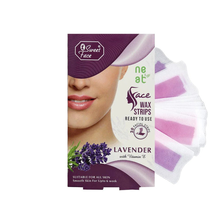  Sweet Face Face Wax Strip ( Lavender )_nuvaripk_pakistan