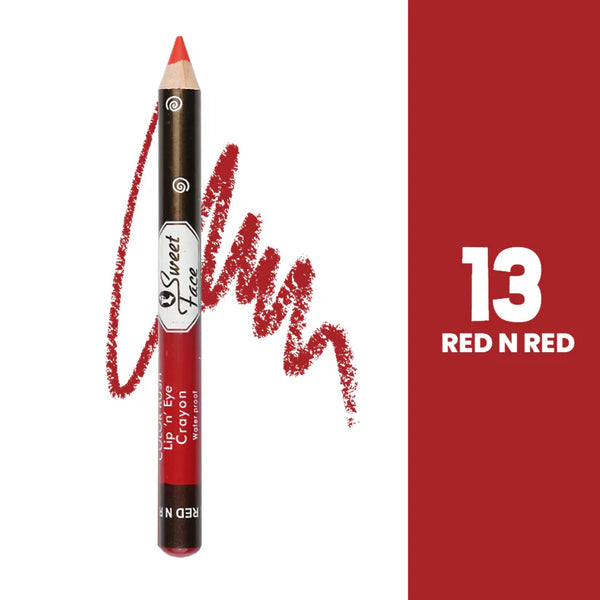 Sweet Face Jumbo Pencil (Shade 13 - Red N Red)