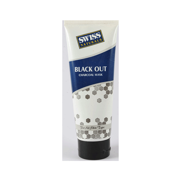 Swiss Naturals Black Out Charcoal Mask 120ML