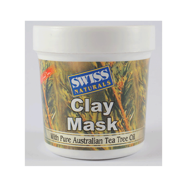 Swiss Naturals Clay Mask With Tea Tree Oil 125g