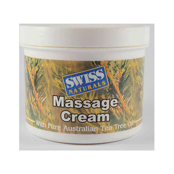 Swiss Naturals Massage Cream With Tea Tree Oil 500g