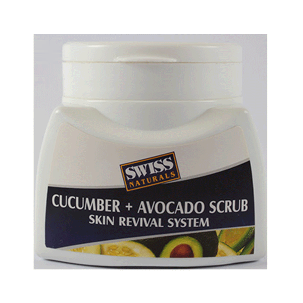 Swiss Naturals Scrub Cucumber & Avocado 125g