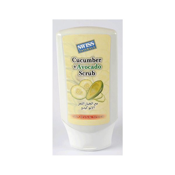 Swiss Naturals Scrub Cucumber & Avocado 150g