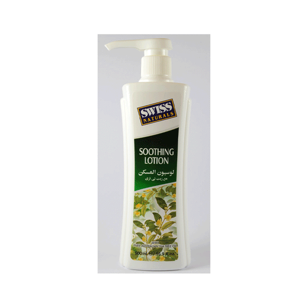 Swiss Naturals Soothing Lotion With Tea Tree Oil 500ML