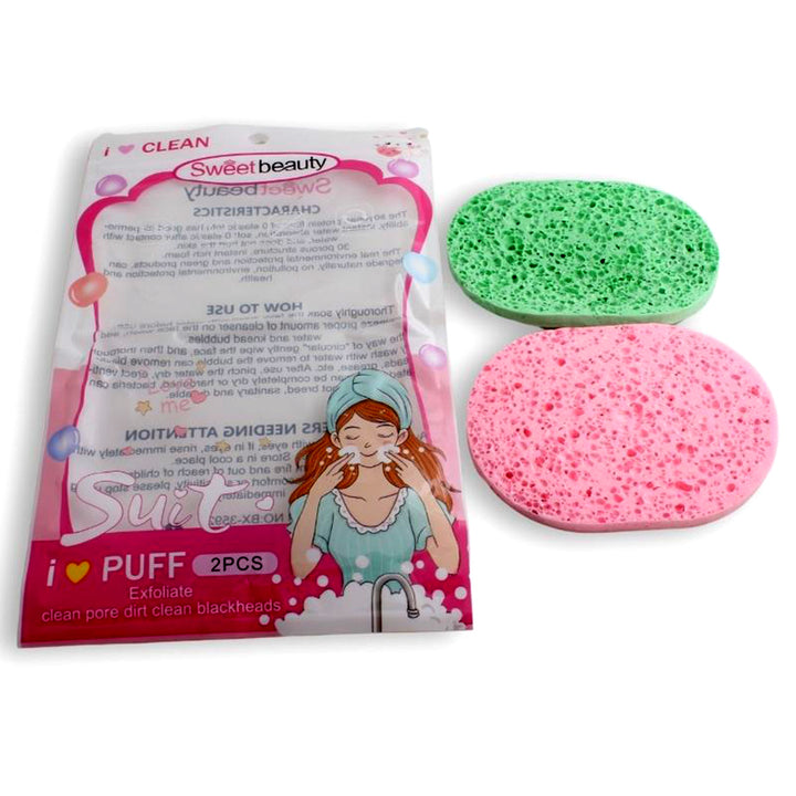 Texture Facial Puff (Pack Of Two) - Clean Pore Dirt And Blackheads_nuvarpk_pakistan