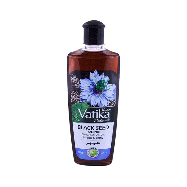 Vatika Natural Black Seed Enriched Hair Oil Strong & Shiny 240ML (Pakistan)