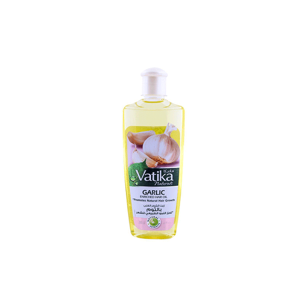 Vatika Natural Garlic Enriched Hair Oil Promotes Natural Hair Growth 100ML (Pakistan)