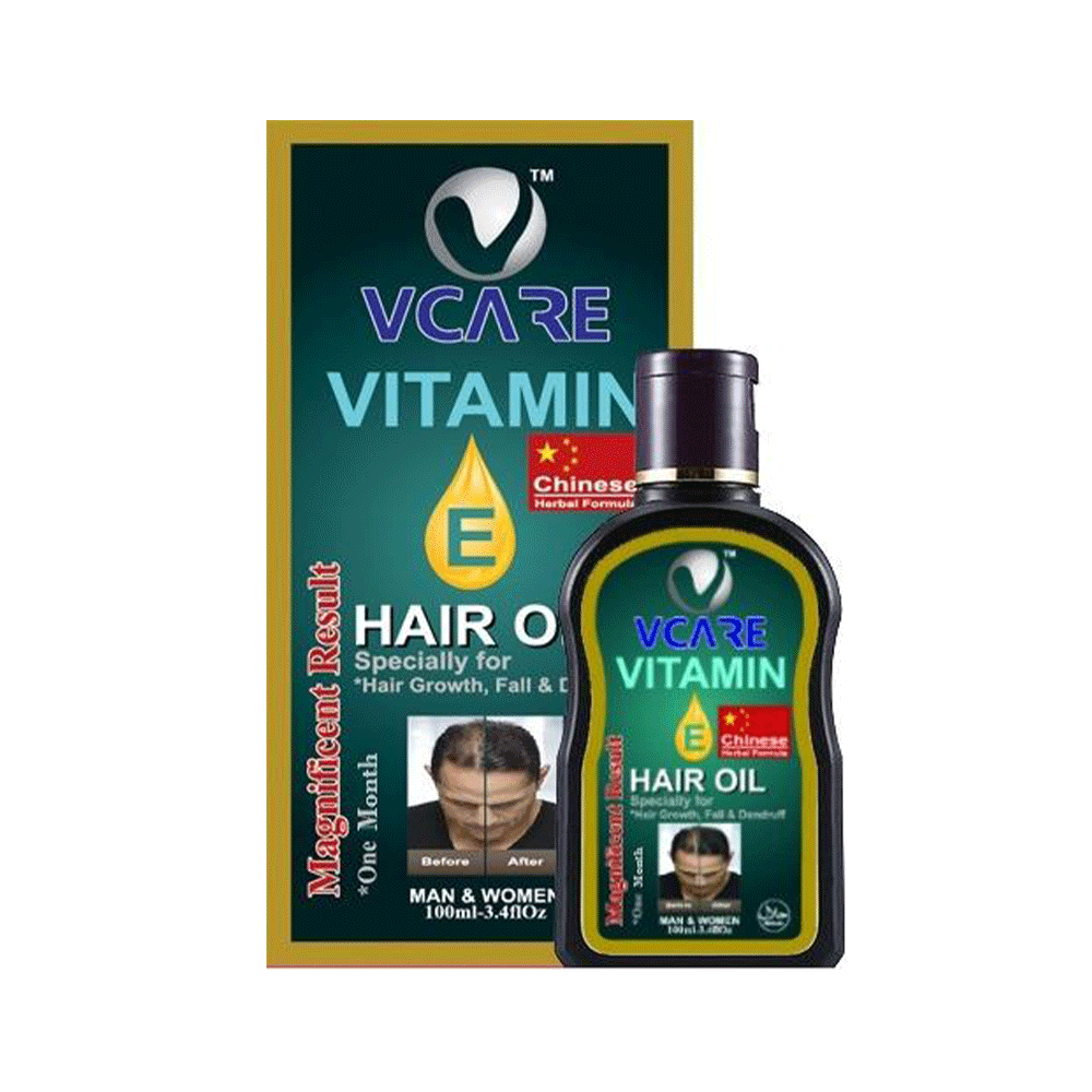 Vcare Herbal Vitamin E Hair Oil Nuvari