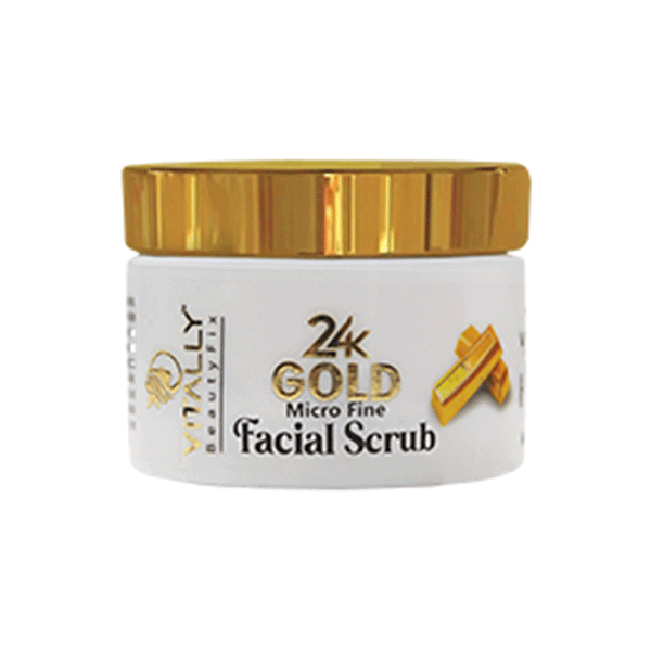 Vitally Beauty Fix 24K Gold Micro Fine Facial Scrub 100g