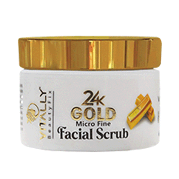 Vitally Beauty Fix 24K Gold Micro Fine Facial Scrub 300g