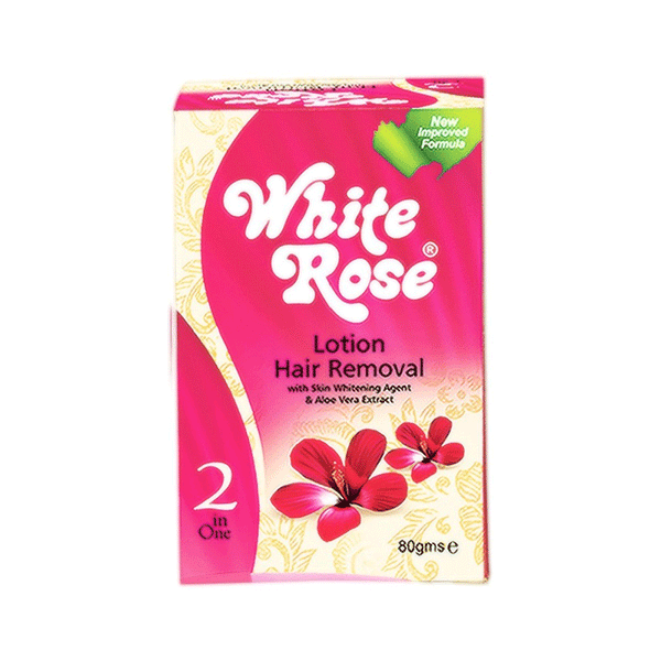 White Rose Hair Removal Lotion (With Aloe Vera Extract)