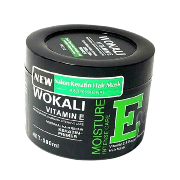 Wokali Moisture Intense Care Vitamin E & Keratin Repairing Hair Mask 500ML