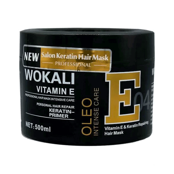 Wokali Olea Intense Vitamin E & Keratin Repairing Hair Mask 500ML