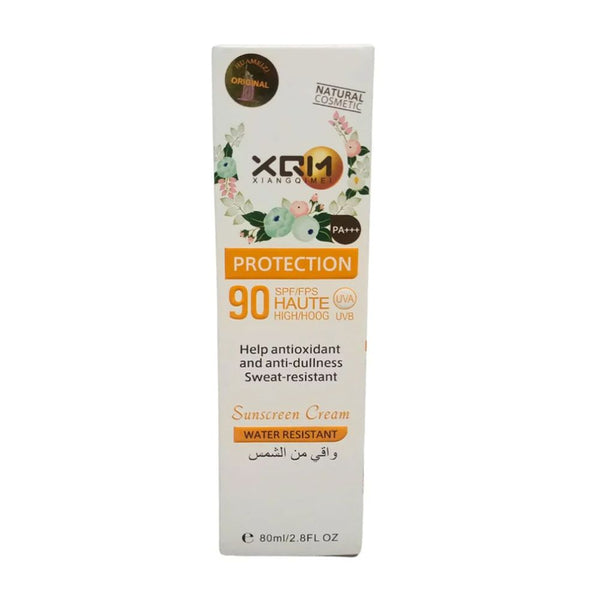 XQM Protection 90 SPF/FPS Haute Water Resistant Sunscreen Cream_nuvaripk_pakistan