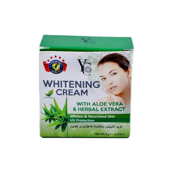 YC With Aloe Vera And Herbal Extract Whitening Cream 4g_nuvaripk_pakistan