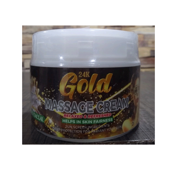 ZS 24K Gold Massage Cream Relaxed & Refreshed Helps in Skin Feirness