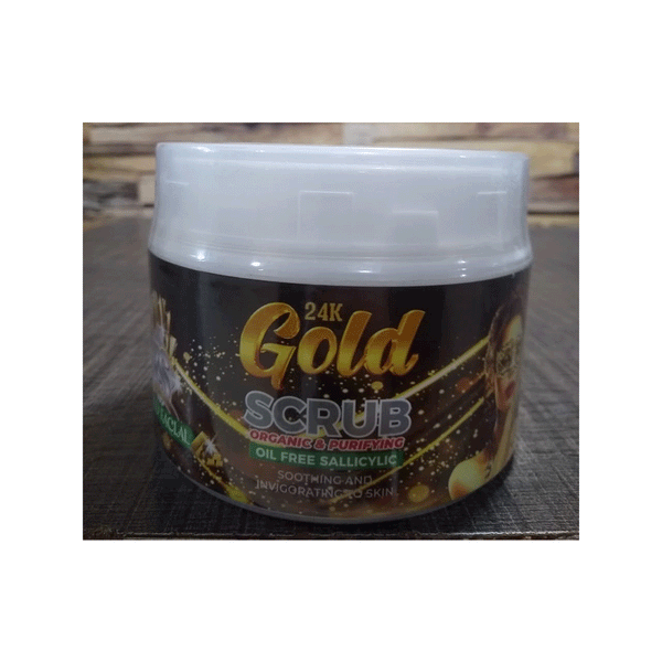 ZS 24K Gold Scrub Organic & Purifying Oil Free Sallicylic