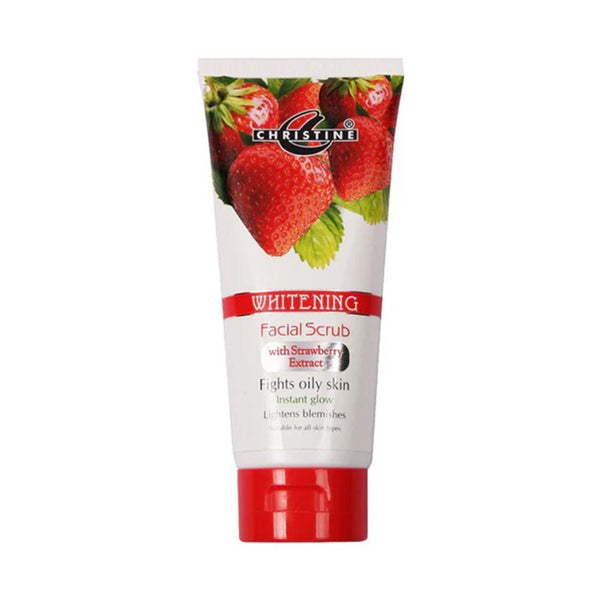 Christine Facial Whitening Scrub (Strawberry)