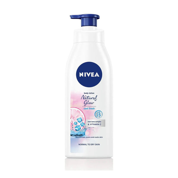 NIVEA Body Lotion Natural Glow Even Tone Complex & Vitamin C Cool Fresh SPF15