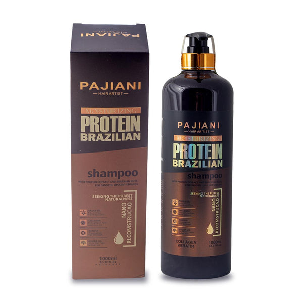 Pajiani Moisturizing Protein Brazilian Shampoo 1000ML - Black